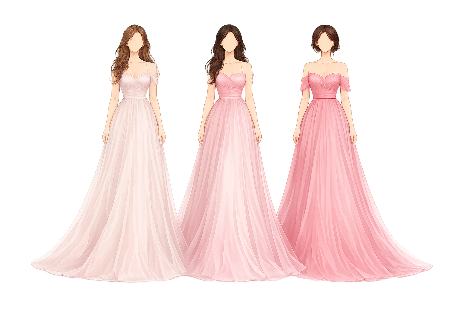 Referência de traje para madrinhas no momento religioso